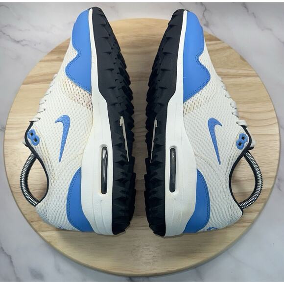 Nike Air Max 1 G University Blue Spikeless Golf Shoes CI7576-101 Men's Size 8 - Picture 5 of 8